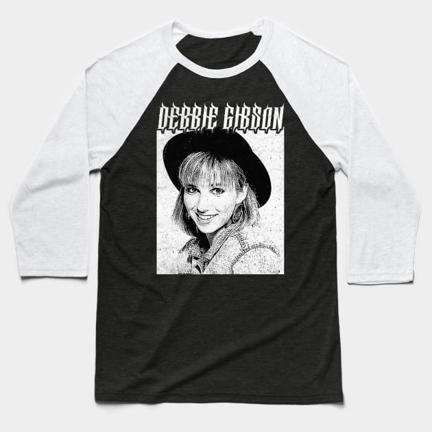 Debbie Gibson †† retro 80s Aesthetic Design Baseball T-Shirt by unknown_pleasures